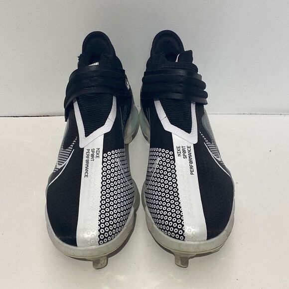 Nike Force Mens Shoes‎ Zoom Mike Trout 7 Baseball Cleats Black White Size 10.5 main image 4